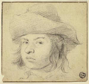 Bust of Young Man with Hat