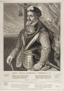 Jan van der Does, Plate 3 from Quatuor Personae by Cornelis Visscher