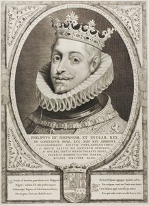 Philip III, King of Spain, from Principes Hollandiae, Zelandiae, et Frisiae by Cornelis Visscher