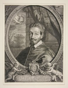 Pope Alexander VII, Fabio Chigi (1599-1667) by Cornelis Visscher