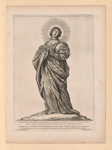 Saint Cunera, from Saints of the North and South Netherlands by Cornelis Visscher