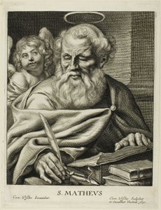 Saint Matthew by Cornelis Visscher