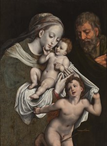 The Holy Family with the Infant St John