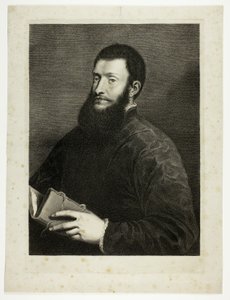 Portrait of the Poet Pietro Aretino, from Cabinet Reynst by Cornelis van Dalen II