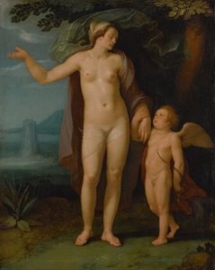 Venus and Cupid in a Landscape
