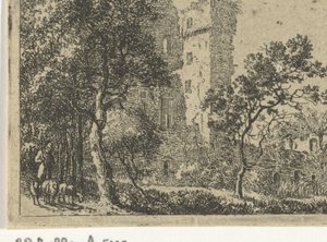 Ruins of Castle de Haar by Cornelis van Hardenbergh