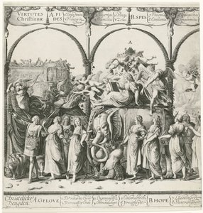 Triumphal Procession of William of Orange (series title) by Cornelis van Kittensteyn