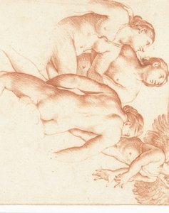 Cupid and the Three Graces by Cornelis van Poelenburch