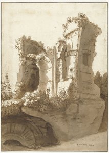 Ruins of the so-called Palazzo Maggiore on the Palatine