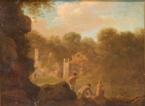 Landscape with Nymphs Bathing
