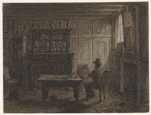 Man Sitting in a Room by Cornelis van der Griendt