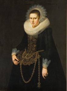 Portrait of a 22-Year-Old Woman by Cornelis van der Voort