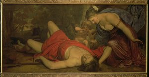 Venus Weeping over the Death of Adonis by Cornelius Holsteyn