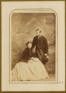 Duke and Duchess of St Albans by Cornelius Jabez Hughes