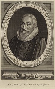 Portrait of William Alabaster by Cornelius Janssen van Ceulen