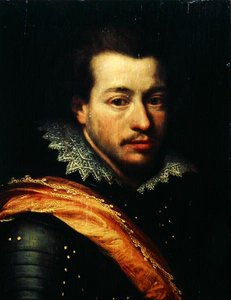 Portrait of a Man in Armour by Cornelius Janssen van Ceulen