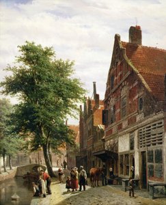 The Zuiderhavendijk, Enkhuizen in Summer