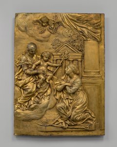 The Virgin and Child Appearing to Saint Martina by Cosimo Fancelli