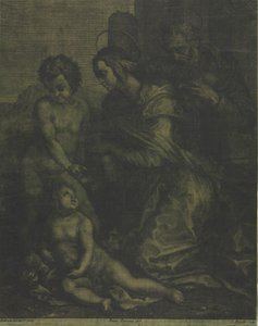 The Holy Family with Saint John by Cosimo Mogalli