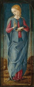 The Virgin Annunciate (middle right panel)