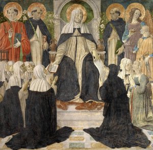Saint Catherine of Siena as Spiritual Mother of the Second and Third Orders of Saint Dominic