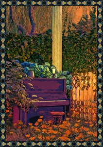 Enchanted Garden Piano by CosmoZach
