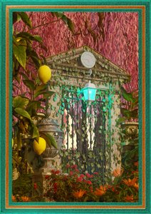 Enchanted Lemon Garden Gate