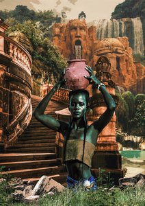 Mystical Temple Woman