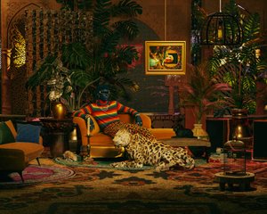 Opulent Leopard Lounge