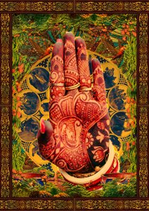 Ornate Mehndi Hand by CosmoZach