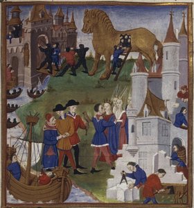 Illustration for the Epic The Aeneid by Virgil, 1450-1499