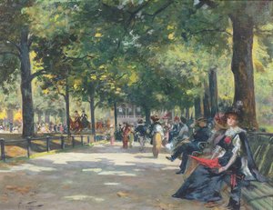 Elegant Figures, Rotten Row, Hyde Park, London