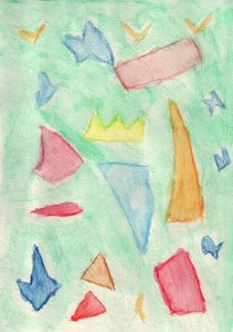 Colorful Shapes by Crazy Artist