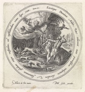 Expulsion from Paradise by Crispijn van de Passe (I)