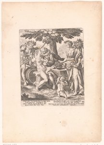Man in the Company of Venus, Ceres, and Bacchus (Sine Cerere et Baccho Friget Venus) by Crispijn van de Passe (I)