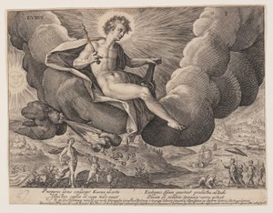 Eurus, from The Winds by Crispijn van de Passe I