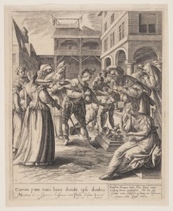 The Son Receiving His Heritage, from The Parable of the Prodigal Son by Crispijn van de Passe I