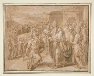 Abraham and Melchizedek by Crispin van den Broeck