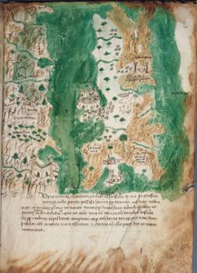 Chart of Corfu and Adjacent Mainland, c.1420