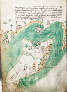 Chart of Kos and Bodrum, c.1420