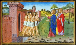 Jesus and the lepers