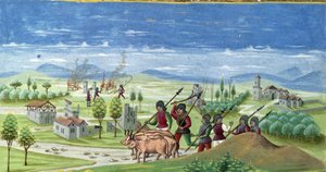 Looting During the War (detail) by Cristoforo De Predis