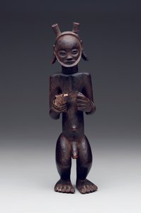 Ritual container in the form of a standing male figure