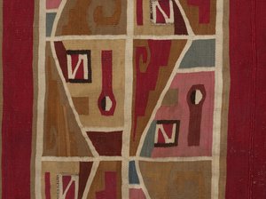 Tunic with Profile Heads and Stepped Frets by Culture Huari