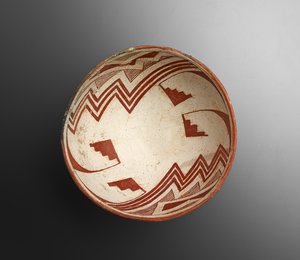 Bowl with Geometric Designs, 900-1100
