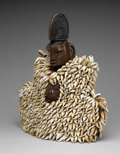 Twin Figure (ere ibeji) with Garment by Yoruba Culture