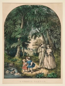 A Summer Ramble by Currier and Ives