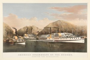 American Steamboats on the Hudson