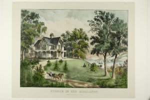 Summer in the Highlands by Currier and Ives