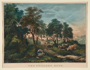The Twilight Hour by Currier and Ives
